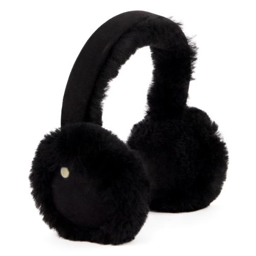 Ladies Harper Sheepskin Earmuff Black